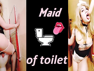 Deep Cleaning Toilet Maid With Tongue Action free video