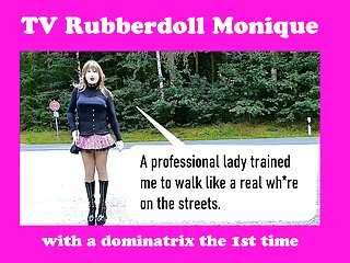 Rubberdoll Monique - Gumminuttentraining Mit Domina free video