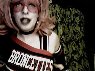 Cd Goth Cheerleader Goes For It By Vikkicd16 free video