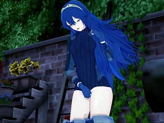 Lucia Fingers Herself In The Garden. Fire Emblem Hentai free video