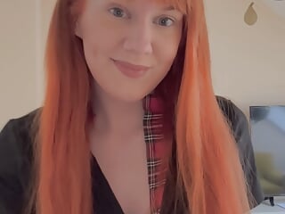 Redhead Schoolgirl Playing Around With Herself At Home free video