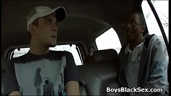 White Sexy Teen Gay Boy Enjoy Big Black Cock Deep In His Tight Ass 10