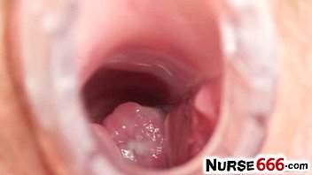 Pussy Close-Ups Of Naugthy Nurse Olga Barz free video