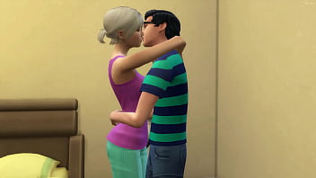 Hot Blonde Stepmom Takes Her Nerdy Stepson Virginity To Help Him Have Sex For The First Time