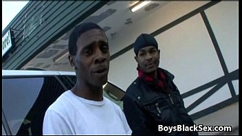 Blacks On Boys - Bareback Black Guy Fuck White Twink Gay Boy 22