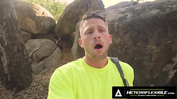 Heteroflexible - Hiker Sucks Buddy's Venom From Wild Snake Bite, Gets Rewarded With Rough Assfucking free video