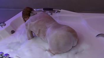 In The Motel Jacuzzi With My Husband's Best Friend Before Being Fucked In The Ass free video