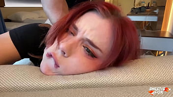 Redhead Hard Fucking And Deep Blowjob - Cum In Mouth free video
