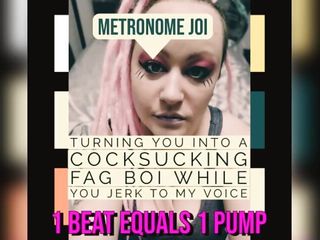 Metronome Joi Turning You Into A Fag Cocksucker While You Jerk Off To My Voice free video